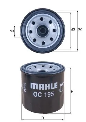 Mahle Фильтр масла OC195